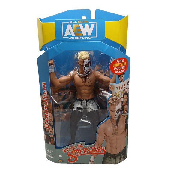 AEW Darby Allin Wrestling Superstars Series 5 #33 Jazwares 6″ Action Figure NEW - Picture 1 of 3